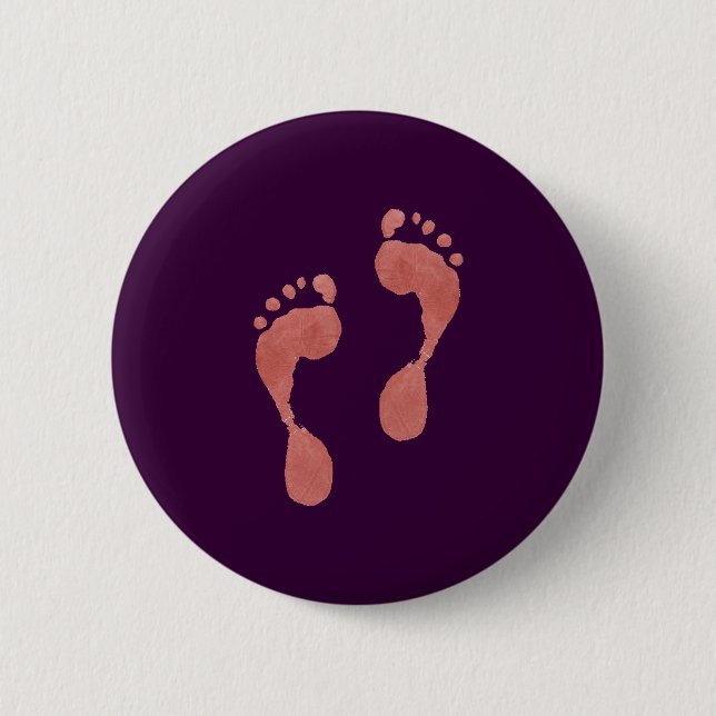 Happy Feet Buttons (Front)