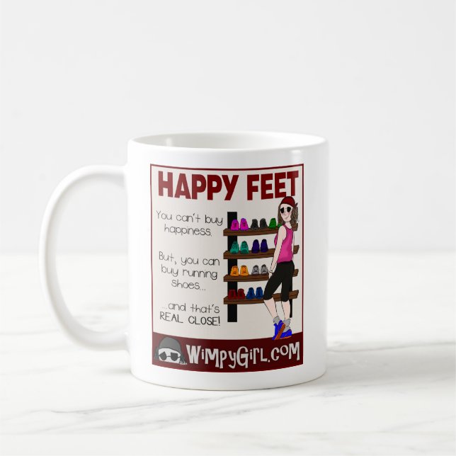 Happy Feet Coffee Mug (Left)