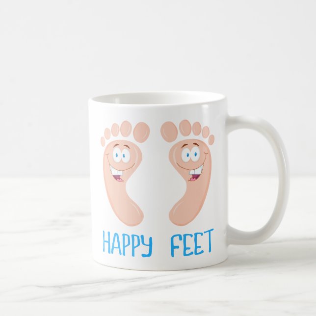 happy feet coffee mug (Right)