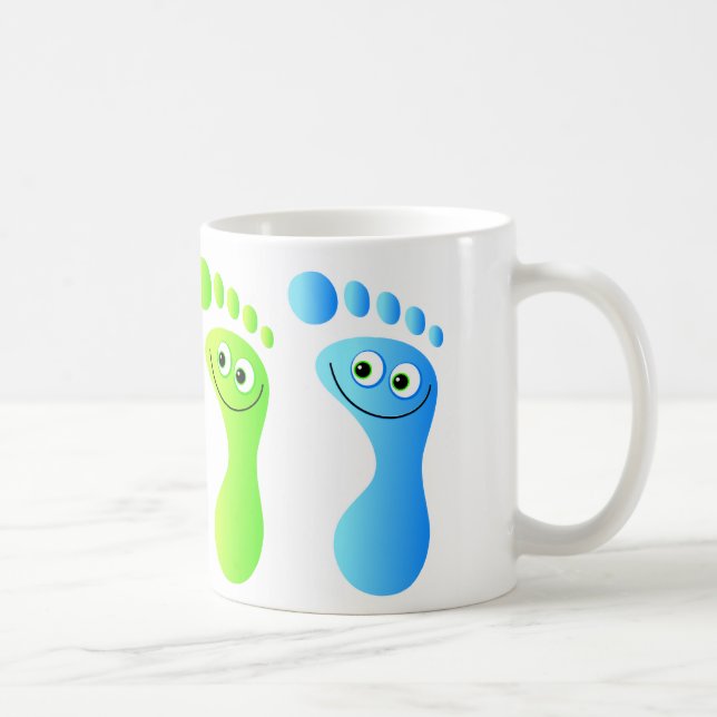 Happy Feet Coffee Mug (Right)