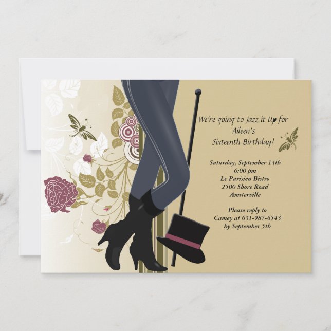 Happy Feet Invitation (Front)