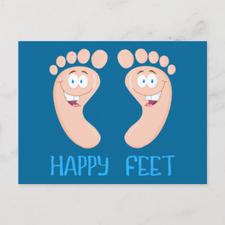 happy feet postcard