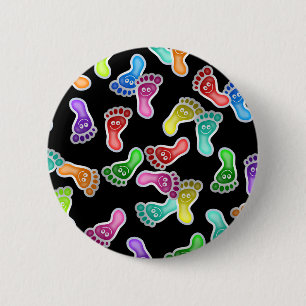 Happy Feet Wallpaper 6 Cm Round Badge