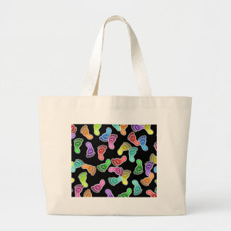 Happy Feet Wallpaper Large Tote Bag