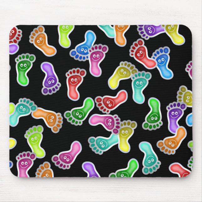 Happy Feet Wallpaper Mouse Pad (Front)
