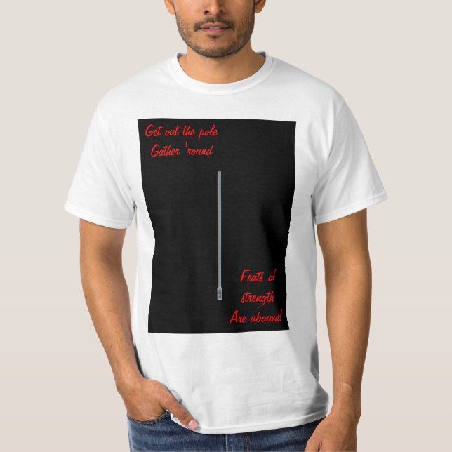 Happy Festivus pole funny humourous with pole T-Shirt (Front)