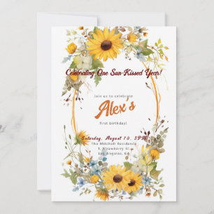 Happy First Birthday! 1st Anniversary Party Invitation