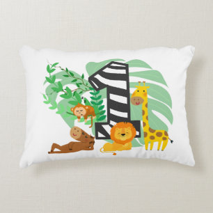 Happy First Birthday Baby! Decorative Cushion