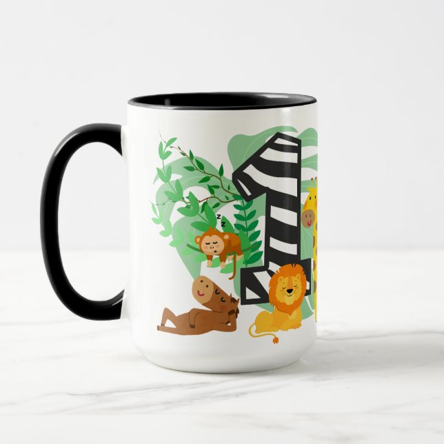 Happy First Birthday Baby! Mug (Left)