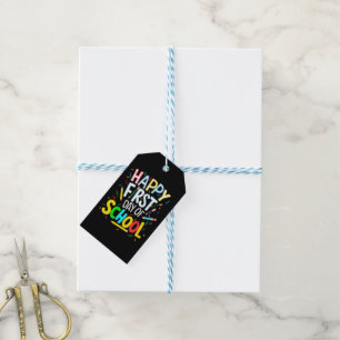 Happy First Day Back to School Gift Tags