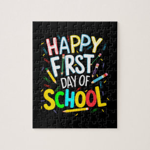Happy First Day Back to School Jigsaw Puzzle