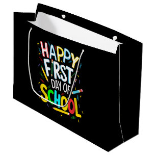 Happy First Day Back to School Large Gift Bag