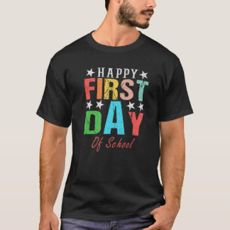 Happy First Day Back To School Squad Teachers T-Shirt