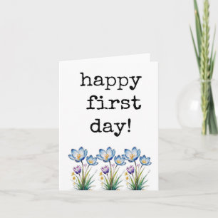 Happy First Day, Employees, Students, Coworkers Card