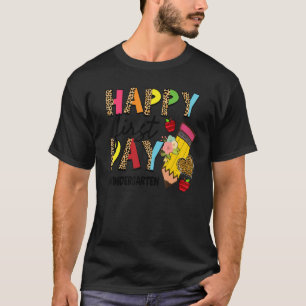 Happy First Day Kindergarten Kids Back To School T-Shirt