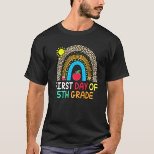 Happy First Day Of 5th Fifth Grade Back To School T-Shirt