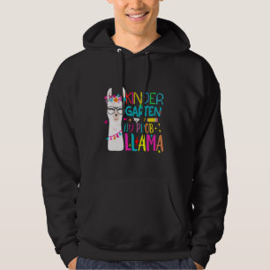 Happy First Day of Kindergarten No Prob-Llama Wome Hoodie