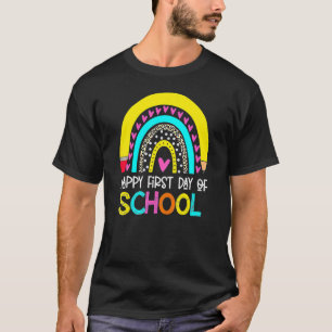 Happy First Day Of Kindergarten Teacher Back To Sc T-Shirt