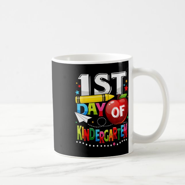 Happy First Day Of Kindergarten Teacher Fun Byck T Coffee Mug (Right)