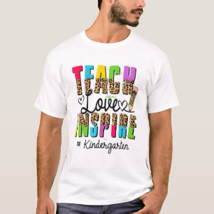 Happy First Day Of Kindergarten Teacher Lover Boho T-Shirt