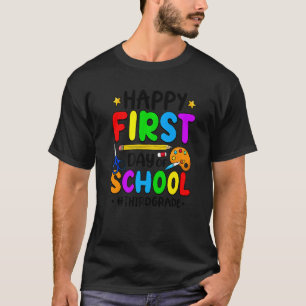 Happy First Day Of School 3rd Grade Crew Teacher S T-Shirt