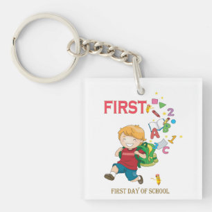 Happy First Day Of School Back To School Baby Key Ring