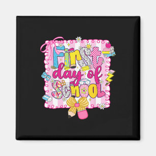 Happy First Day Of School Ck To School Pencil Bow Magnet