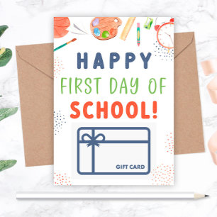Happy First Day of School Gift Card Holder