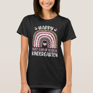 Happy First Day Of School Kindergarten Teacher Pin T-Shirt