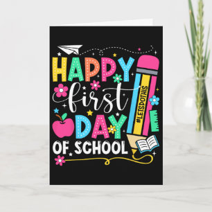 Happy First Day Of School Pencil Teacher Kids Ck T Card