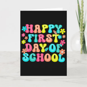 Happy First Day Of School Pencil Teacher Kids Ck T Card