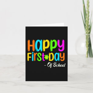Happy First Day Of School Teacher Back To School S Card