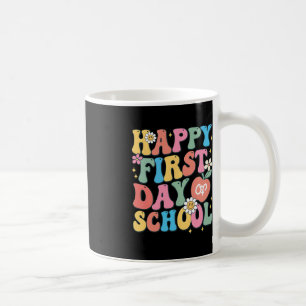 Happy First Day of School Teacher Boys Girls Back Coffee Mug