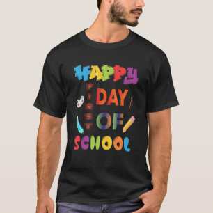 Happy First Day Of School Teacher Kid Welcome Back T-Shirt