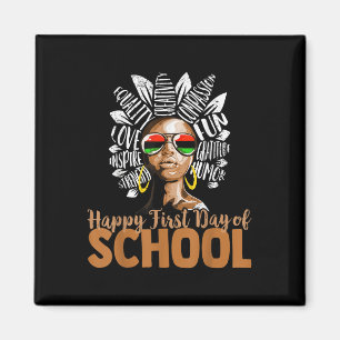 Happy First Day Of School Teacher Magnet