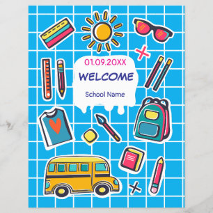 Happy First Day Of School WELCOME Flyer
