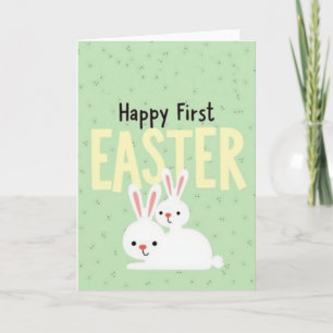 Happy First Easter Celebration Card