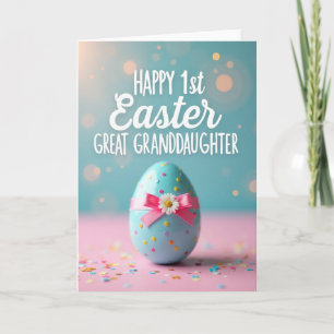 Happy First Easter Grandchild Card