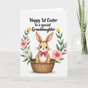 Happy First Easter Granddaughter Card