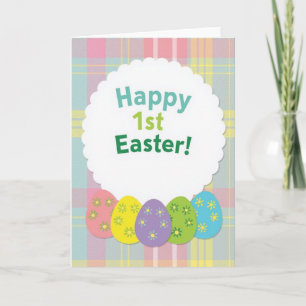 Happy First Easter Greeting Card