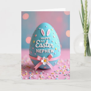 Happy First Easter Nephew Card