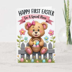 Happy First Easter Niece Card