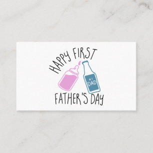 happy first father is day dad t-shirts calling card