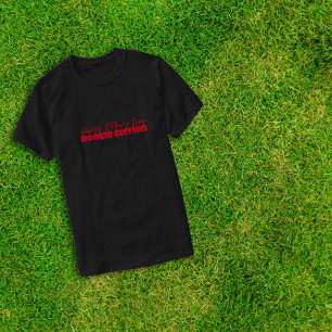 Happy First Father’s Day  red Letter  T-Shirt