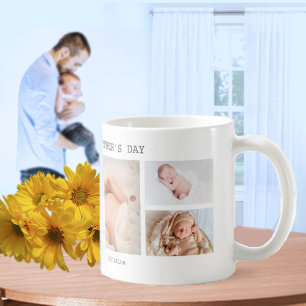 Happy First Father's Day 5 Personalized Photo Coffee Mug