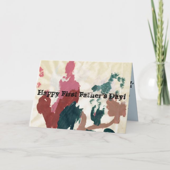 Happy First Father's Day! Card (Front)