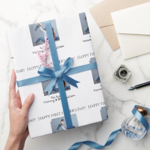 Happy First Father's Day - from Mummy and Baby    Wrapping Paper