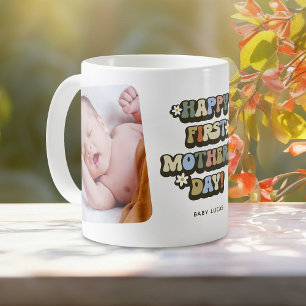 Happy First Mother’s Day Retro Photo Coffee Mug