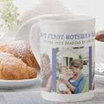 Happy First Mother's Day Best Grandma 4 Photo Bone China Mug<br><div class="desc">Say Happy First Mother's Day to the Best Grandma in the World with this personalised photo mug. The photo template is set up for you to add 4 of your favourite photos. You can also add your custom message, the year and edit the occasion if you wish. The wording currently...</div>