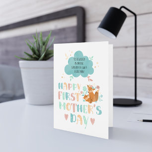 Happy First Mothers Day For Daughter-in-Law Boho Card